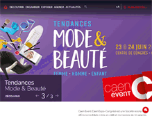 Tablet Screenshot of caenevent.fr